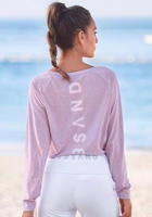Elbsand Longsleeve "Tira" mit Logodruck hinten, Langarmshirt, sportlich-casual