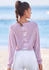 Elbsand Longsleeve 'Tira' lila meliert Logodruck