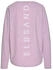 Elbsand Longsleeve 'Tira' lila meliert Logodruck