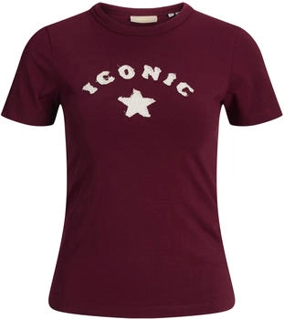 JJXX JXGIGI STR SS PATCH TEE JRS (12282530) cabernet