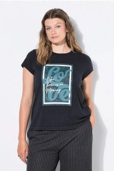 Studio Untold Classic Shape Paisley-Statement T-Shirt anthrazit