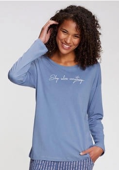 Vivance Dreams Longsleeve mit kleinem Frontprint (34362946) hellblau