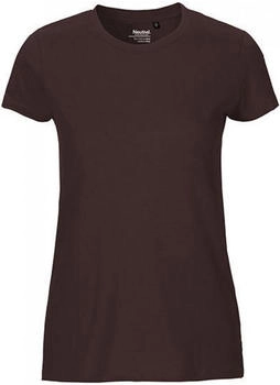 Neutral Enganliegendes T-Shirt (NE81001) braun