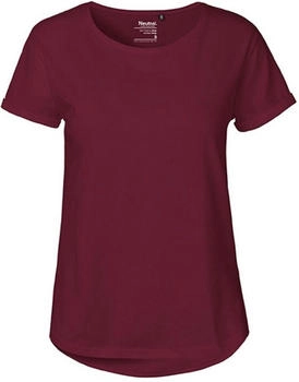 Neutral Roll-Ärmel T-Shirt (O80012) bordeaux