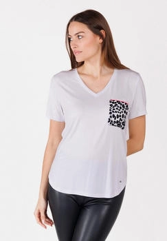 Key Largo CAT V-Neck T-Shirt (WT00510) weiß