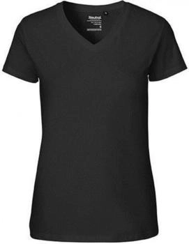 Neutral V-Ausschnitt T-Shirt (O81005) schwarz