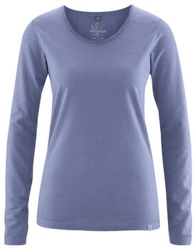 HemPage Lene Langarm-Shirt Hanf/Bio-Baumwolle lavender