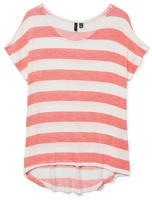 Vero Moda Kurzarmshirt "VMWIDE STRIPE SL TOP GA JRS NOOS" Viskosemischung