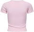 Only Onlemma S/s Short Top Noos Jrs (15201206) rosa