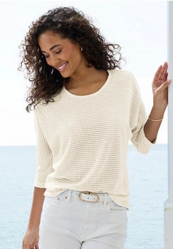 Vivance Dreams 3/4-Arm-Shirt (48075227) creme