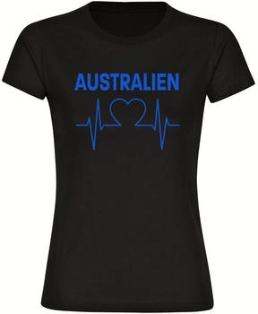 multifanshop Frankreich - Herzschlag T-Shirt schwarz