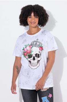 Angel of Style Oversized T-Shirt Skull schneeweiß