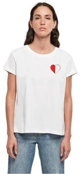 Miss Tee Queen of Hearts Tee weiß