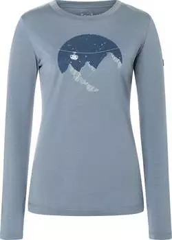 Super Natural Gondola Longsleeve (SNWP04046-23E-XL) blau