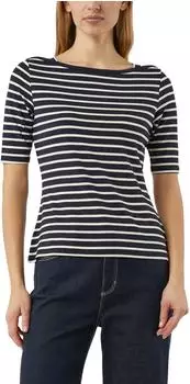 Comma T-Shirt blau creme (2176814.59G4)