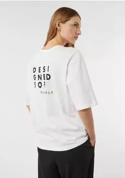 Comma T-Shirt weiß (2172985.01D2)