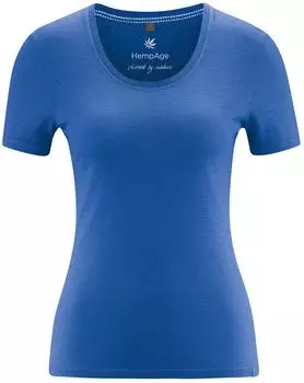 HemPage Slim fit T-Shirt Hanf/Biobaumwolle (DH662) royal(blau)