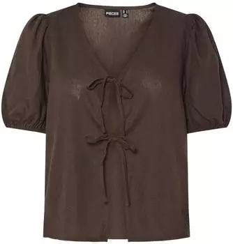 Pieces Pcilu Sl Top Noos (17158395) schokobraun