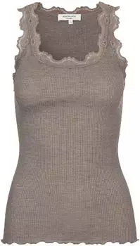 Rosemunde Rippstrick Top Slim Fit brokat