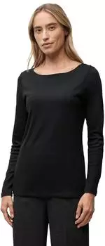 Street One Frauen Basic Langarmshirt in Schwarz Gr: (A32417610001)