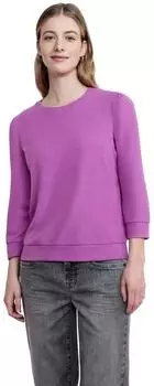 Street One Frauen Shirt mit Raffung in Pink Gr: (F32430417165)