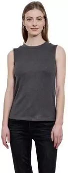 Street One Frauen Glitzerndes Strick-Look Top in Grau Gr: (F32430517163)