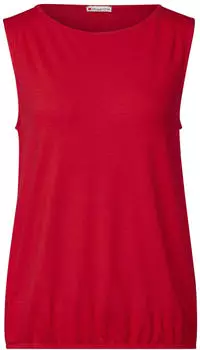 Street One Frauen Basic Top in Rot Gr: (A32287716278)