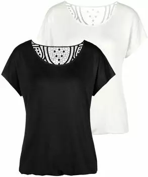 Vivance Dreams Kurzarmshirt creme