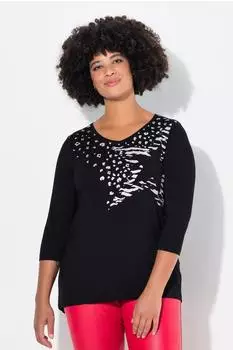 Angel of Style Shirt schwarz/silber