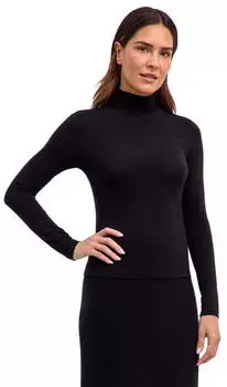 Falke Premium Wool Langarmshirt (66146) schwarz