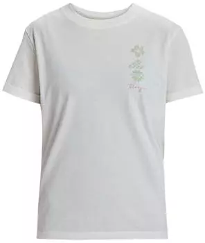 Roxy Oceanregular Art Kurzarm T-Shirt (ERJZT05910) egret