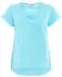 Zwillingsherz Positive Mind T-Shirt V-Ausschnitt Used Look ausgefranste Kanten (29596960) türkis