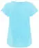 Zwillingsherz Positive Mind T-Shirt V-Ausschnitt Used Look ausgefranste Kanten (29596960) türkis