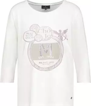Monari Shirt mit 3/4 Ärmeln und Stretch-Anteil (808842) off-white