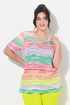 Angel of Style Striped shirt comfort fit half sleeve (840216) mischfarben