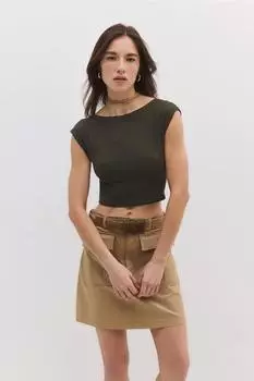 No Matter What Rückenfreies Top Slim Fit (8684170039187) khaki