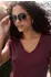 Lascana T-Shirt mit silberfarbenem Glitzereffekt