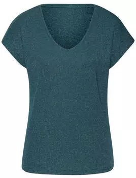 Lascana T-Shirt mit silberfarbenem Glitzereffekt