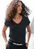 Lascana T-Shirt mit silberfarbenem Glitzereffekt