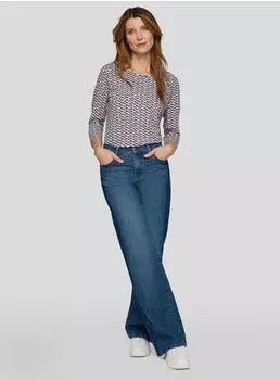 Rabe Print-Shirt T-Shirt (55-131370) silber
