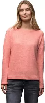 Street One Frauen Softes Shirt mit Knöpfen in Pink Gr: (A32440117265)