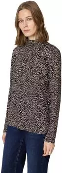 Street One Frauen Leo-Shirt in Braun Gr: (A32457127516)