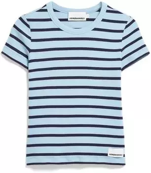armedangels KARDAA GESTREIFTES T-SHIRT Ripp-T-Shirt aus Bio-Baumwoll Mix mehrfarbig ( ) (30006916-3552)