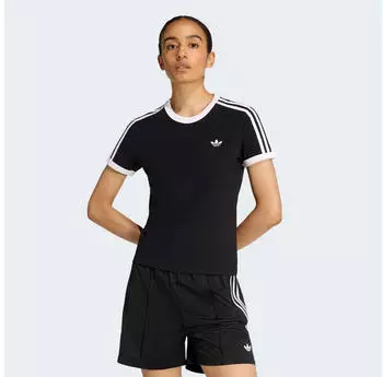 Adidas 3-STREIFEN T-SHIRT SCHMAL GESCHNITTEN Black / White (KD7980)