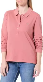 GANT Slim Shield LS Pique Polo (4202521) rosa