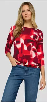 Rabe Print-Shirt T-Shirt (12868661) dunkelrot