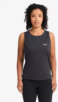 Jack Wolfskin Wildtrail Tank Top Women Atmungsaktives geruchshemmendes Tanktop Damen grey Phantom (A65791_6350)