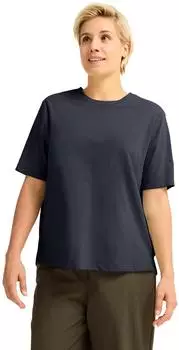 Jack Wolfskin Travel T-Shirt Women Funktionsshirt mit UV-Schutz Damen blue dark navy (A65784_C0413)