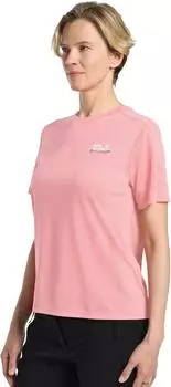 Jack Wolfskin Vonnan Graphic T-Shirt Women Kurzarm Funktionsshirt Damen multi color OUTDOOR rosegarden (A63953_T0556)