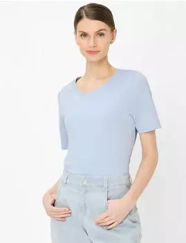 BRAX Damen Shirt Style CIRA S vintage blue hellblau Gr. (900026_90658200_27)